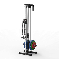 Equipo de Gimnasio al por Mayor, Torre de Poleas Montada en la Pared para Entrenamiento de Fuerza y Desarrollo Muscular