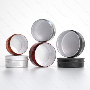 Tarro de aluminio al por mayor para el cuidado del cabello con tapa de rosca e impresión offset para uso cosmético, impresión personalizada disponible - Product Image 3