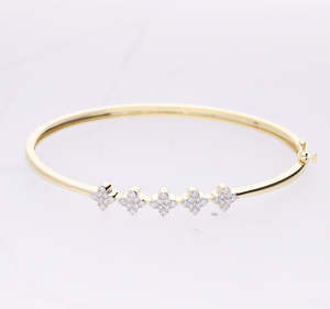 Brazaletes de Plata de Ley 925 de Primera Calidad, Chapados en Oro, con Diamantes Naturales de Corte Esmeralda, para Mujer, Lujosos, Casuales, Especiales para la Oficina - Product Image 5