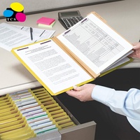 Carpeta de Archivo de Clasificación de Cartón Amarillo de Tamaño Legal con 3 Separadores y Cierres, Ecológica para Uso en Oficina, en Oferta