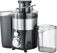 Extracteur de jus puissant en acier inoxydable de haute qualité 4 en 1, mixeur, blender, 3 vitesses, pot en verre, extracteur de jus domestique multifonctionnel