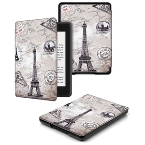 Étui de protection en cuir PU imprimé sur mesure avec sangle de transport pour Kindle Paperwhite 11e génération - Product Image 2