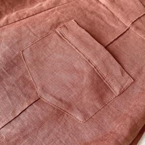 <span class=keywords><strong>Pantaloni</strong></span> <span class=keywords><strong>Palazzo</strong></span> da Donna in Puro Lino Traspirante, Casual, Primaverili, <span class=keywords><strong>con</strong></span> Vita Alta, Chiusura <span class=keywords><strong>a</strong></span> Zip e Bottone - Product Image 4