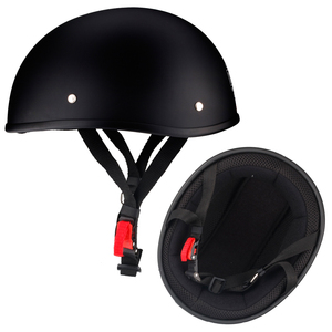<span class=keywords><strong>Casco</strong></span> <span class=keywords><strong>Moto</strong></span> Mezzo Viso con Certificazione DOT CE in <span class=keywords><strong>Nero</strong></span> <span class=keywords><strong>Opaco</strong></span> - Product Image 4