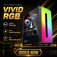 Gabinete para PC Gamer Dunao Full Tower Micro ATX con Iluminación RGB Completa y Personalización de Vidrio, Nuevo Diseño