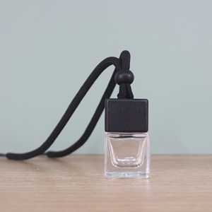 8ml Black Wood Cap Empty Classic Gradient Black Glass <strong>Bottle</strong> Hanging Air Freshener Essential Oil Perfume <strong>Car</strong> <strong>Diffuser</strong> <strong>Bottle</strong> - Product Image 5
