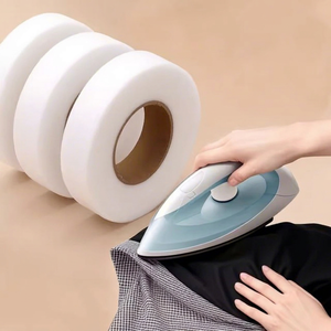 Entretela Termoadhesiva de Doble Cara, Sin Tejer, Fusible, Suave al Tacto, Color Sólido, para Ropa, Prendas de Vestir y Textiles para el Hogar - Product Image 1