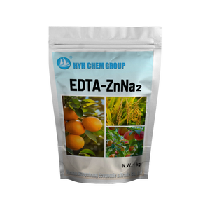Fertilizante Agrícola EDTA ZnNa2 98% en Polvo CAS 14025-21-9, EDTA Disódico Quelado de Zinc para Pulverización Foliar y del Suelo - Product Image 1
