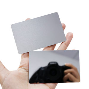 Carte de visite vierge en acier inoxydable miroir pour gravure laser, vente en gros - Product Image 4