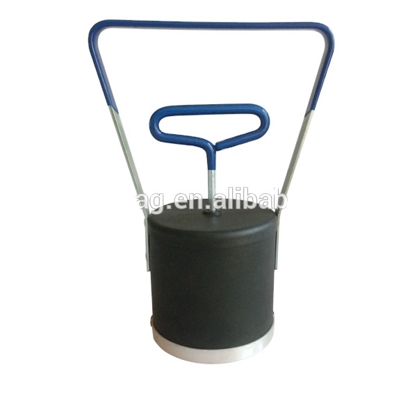 9'' Height 16lbs Magnetic Separator Pickup Tool With Quick Release by Pull Handle With Rubberized Grip