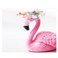 Présentoir de pratique d'art d'ongle support d'embouts de flamant rose outil de nuancier de gel de vernis support de présentoir d'embout d'ongle