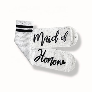 Wholesale Funny Wedding Party <strong>Brides</strong> Maid <strong>Socks</strong> Bachelorette Party Gifts Bridesmaid <strong>Bride</strong> Cotton Crew <strong>Socks</strong> - Product Image 4