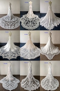 QUEENS GOWN Dernière <span class=keywords><strong>combinaison</strong></span> de vêtements de mariée mariée <span class=keywords><strong>avec</strong></span> <span class=keywords><strong>combinaison</strong></span> de mariage en crêpe à gros nœud - Product Image 6