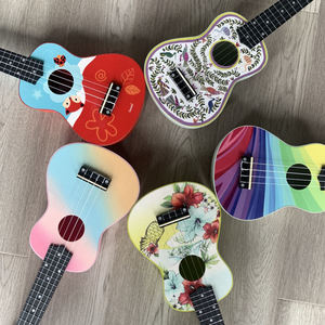 Chitarra per bambini 21 pollici Ukelele piccolo quattro corde colorato strumento per principianti - Product Image 3