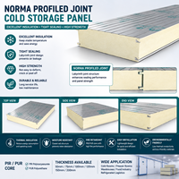 Panneau de stockage frigorifique PIR PUR, panneau mural sandwich isolé, système d'isolation thermique pour chambre froide