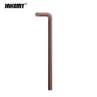 Lame de découpe ultrasonique miniature JAKEMY H2.0 HEX, finition chromée, matériau S2, clés hexagonales, système de mesure métrique, fixation, longueur 28 mm