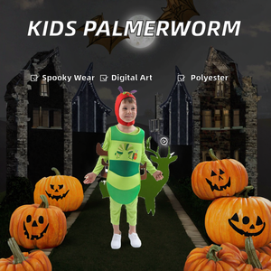 <span class=keywords><strong>Disfraz</strong></span> de Halloween de la Pequeña <span class=keywords><strong>Oruga</strong></span> para Niños y Niñas, Trajes de Cosplay para Actuaciones Infantiles - Product Image 2
