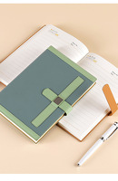Carnet personnalisable à boucle créative pour professionnels et étudiants – Design contrasté aux couleurs fraîches, impression de logo disponible