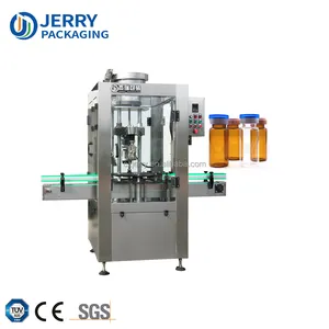 JERRYPACK JAC-40 Single Head Electric Automatic Liquid ROPP Glass Small Bottle Capping Machine