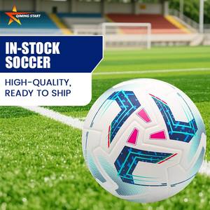 Ballon de football de rue Match Logo 2025 World New Pro Premium Thermal Original Cup Leather Private Custom Pu Good Best 5 2 Cheap Street Soccer Ball - Product Image 1