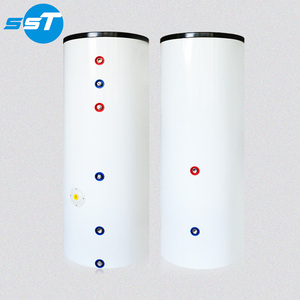 Réservoir d'eau à double bobines en <span class=keywords><strong>acier</strong></span> inoxydable, Flexible à installer pour usage domestique, 300l/400l/500l - Product Image 2