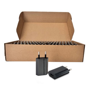 Adaptor Charger perjalanan, Universal 5W Port tunggal EU Plug 5V 1A tipis Mini USB - Product Image 6