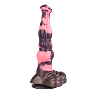 FAAK Sex Toys Masturbator Liquid Silicone Artificial Penis Horse <b>Dildo</b> With Suction Cup for Women Anal Plug for Adult - Product Image 1