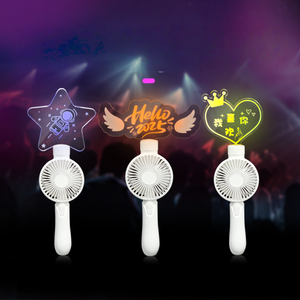 Ventilador Acrílico con Logotipo Personalizado, Patrón <span class=keywords><strong>de</strong></span> Texto, 15 Colores, Control Remoto, Barra <span class=keywords><strong>de</strong></span> Luz, Concierto, Fiesta, Animación, <span class=keywords><strong>Día</strong></span> <span class=keywords><strong>de</strong></span> San Valentín - Product Image 4