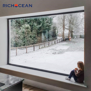 Fenêtres sur mesure RICHOCEAN en aluminium grand format, double vitrage Low-E, résistantes aux ouragans pour zones côtières - Product Image 6