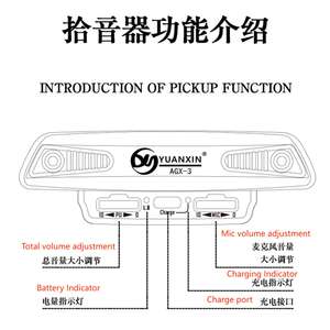 Pastilla de guitarra acústica de alta calidad, pastilla de resonancia de vibración, pastilla de agujero de sonido de guitarra, para reemplazo de piezas de guitarra - Product Image 3