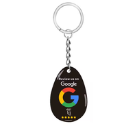 Tarjeta NFC Personalizada con Epoxy, Código QR Dinámico, para Reseñas de Google, Facebook, Instagram, Etiqueta Inteligente para Redes Sociales, Tarjeta de Marketing