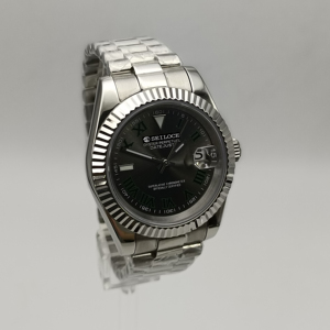 Montre mécanique SEILOCE, cadran sportif à chiffres romains, design vert radis, multifonction, bracelet en acier, montre pour homme, NH35 - Product Image 4