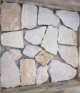 Bán buôn thiết kế hiện đại đá tự nhiên <span class=keywords><strong>Slate</strong></span> chia kết thúc không thường xuyên điên Pave đá cho ngoài trời tường lát - Product Image 2