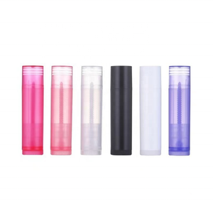 Fabricant en gros de tubes de baume à lèvres miniatures personnalisés de 5 g, tubes de rouge à lèvres en plastique transparent vides, design personnalisable coloré - Product Image 4