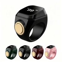 Compteur de Prières Intelligent Musulman (Tasbih) en Forme d'Anneau Portable - Fournisseur d'Applications de Zikr Islamiques, Contrôle par App, Plastique IP68, ODM, Anillo