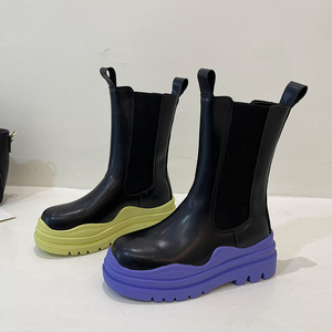 2022 <span class=keywords><strong>stivali</strong></span> moda <span class=keywords><strong>donna</strong></span> scarpe con suola in pelle impermeabile <span class=keywords><strong>Chelsea</strong></span> <span class=keywords><strong>stivali</strong></span> <span class=keywords><strong>donna</strong></span> <span class=keywords><strong>donna</strong></span> <span class=keywords><strong>Chelsea</strong></span> Boot - Product Image 4