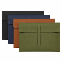 Porte-documents professionnel en cuir PU, organiseur de fichiers format Lettre, pochette de rangement, sac de présentation, dossier professionnel