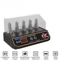 AUTOOL SPT360 LCD 5 Lubang Penguji Pengapian Otomatis Tegangan Tinggi 110V 220V Mobil SPT360 Mesin Penguji Busi