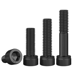 Tornillos de Cabeza Cilíndrica de Acero al Carbono de Alta Resistencia Grado 14.9, con Cabeza Hexagonal, M3 M4 M5 M6, Plateados, Negros, Zincados, Anclajes - Product Image 3