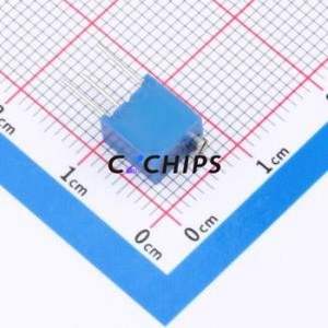 ตัวต้านทาน/โพเทนชิโอมิเตอร์แบบปรับได้สำหรับ3266W-503ผ่านชิ้นส่วนรู (THT)-3P, ตัวต้านทาน6.8x4.7มม. 50Kohm 10% 500 250mw ppm. - Product Image 2