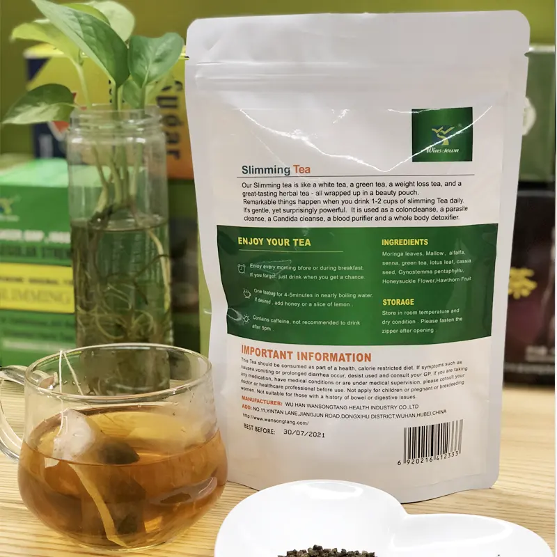 Eigenmarke chinesischer krautwirksamer Taillen-Detox-Tea Schneller Abnehm-Tea