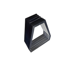 Housse de protection en tissu nylon flexible de type accordéon Jingzhan pour plateforme élévatrice de machine-outil, garantie 1,5 an, design carré