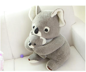 Gran oferta Unisex, Animal de peluche gris personalizado, <span class=keywords><strong>Koala</strong></span>, juguetes de peluche, lindo <span class=keywords><strong>Koala</strong></span> de peluche, mamá <span class=keywords><strong>y</strong></span> bebé, animales de peluche para niños, regalos - Product Image 2