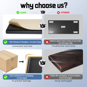 Panel de Pared Decorativo Moderno, Revestido de Tela, Protección Ambiental Interior, Absorción Acústica y Reducción de <span class=keywords><strong>Ruido</strong></span> - Product Image 3