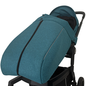 <span class=keywords><strong>Poussette</strong></span> pliable confortable pour bébé, housse de pied en tissu Oxford 600D, design multifonctionnel, cadre en alliage d'aluminium, capacité de charge de 20 kg - Product Image 3