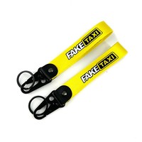 Porte-clés de voiture avec sangle tressée, mousqueton en alliage, porte-clés personnalisé avec logo, porte-clés en gros pour homme, cadeau