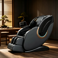 Sillón de Masaje con Compresión Caliente, Masaje Corporal Completo Eléctrico, Masaje de Aire a Presión, Masaje Eléctrico de Hombros, Pista SL 3D, Masaje Corporal Completo de Lujo