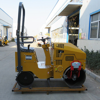 Rouleau compacteur vibrant pour sols en acier de 800 kg