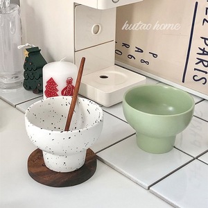 Lelyi ins Korea Kreatives Dessert Kleine Schüssel Keramik Splash ing Ink Bowl Eis Obst becher - Product Image 4