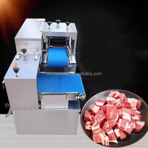Chicken meat cube cutting machine chicken breast cutter fresh beef slicing machine goat slicer meat strip cutting machine price